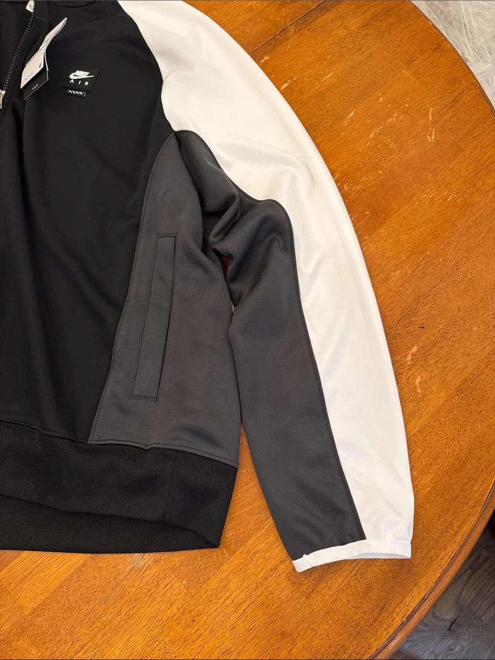 Nike Air Pack Men's Full Zip Track Jacket Black/White IB2145-010 Men’s Size XL